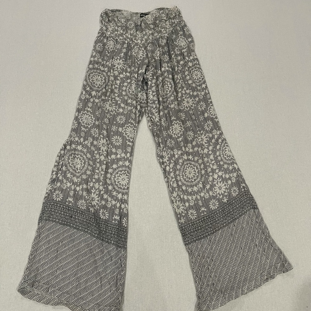 Boho Elastic Waist Pants Wet Seal Small